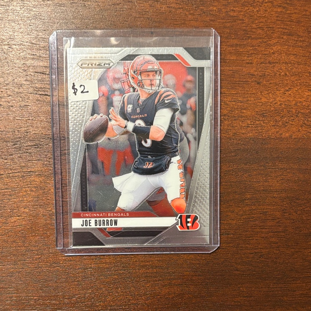 Joe Burrow 2024 Prizm Base Rookie Card #55